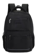 Mochila Notebook Doble División Namaro Bags - vista frontal con dos bolsillos con cierre