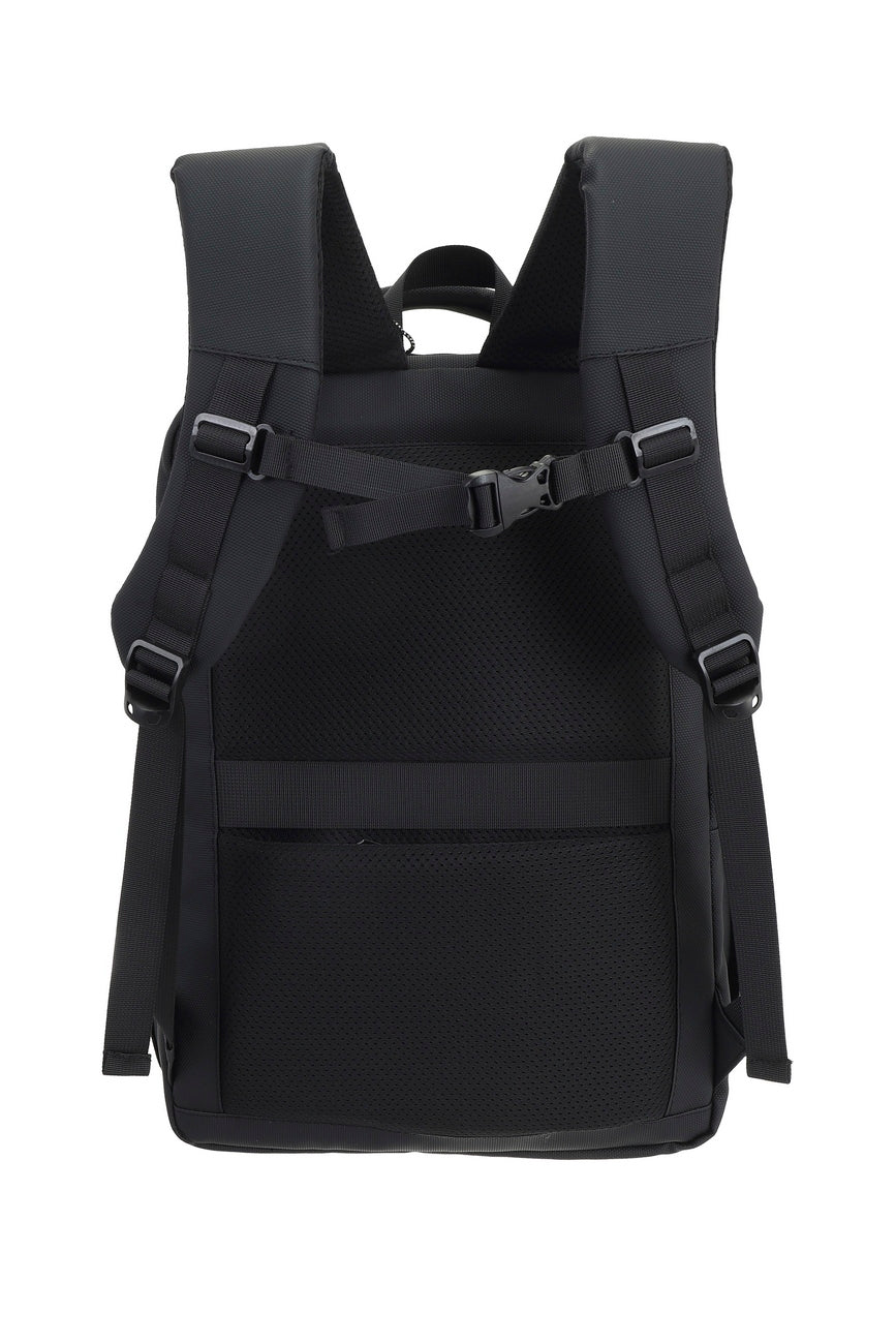 Mochila Notebook Ejecutiva Plus Namaro Bags - vista trasera con correa esternal y respaldo transpirable