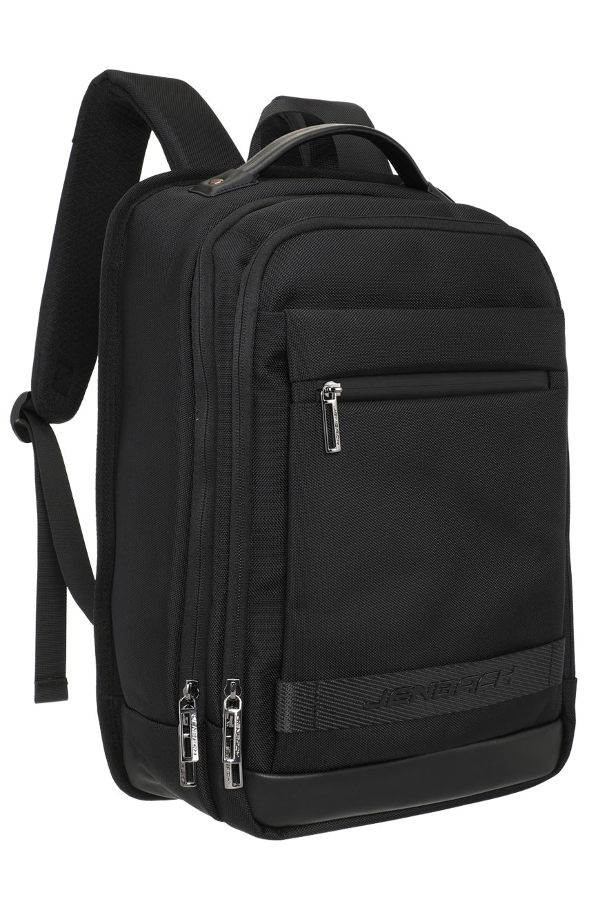 Mochila Notebook Clásica Namaro Bags - vista lateral con asa de mano y correa acolchada